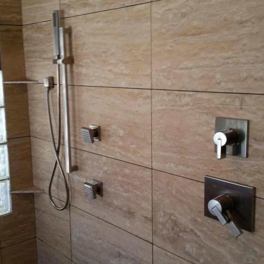 Shower fixture installation for Water Heater Replacement in Easton